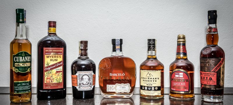 Řízená degustace - ukázka vybraných rumů